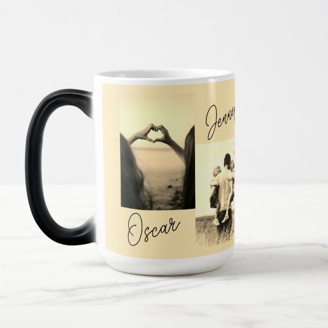 jour spécial Papa café sepia mug (Gauche)