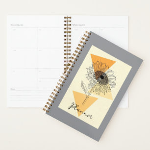 Journal bohème floral à marguerite 🌼🖤💛