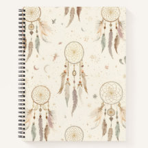 Journal Boho Attrape-Rêves | Plumes Éthérées