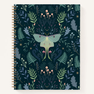 Journal botanique du papillon de lune sombre