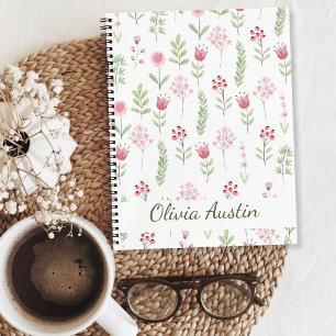 Journal Botanique Fleuriste Personnalisé Blush