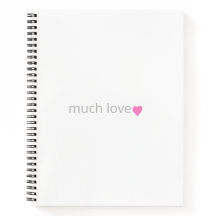Journal Coeur rose