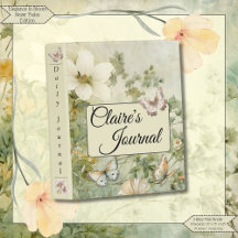 Journal Cottage Chic Fleurs Sauvages en Fleur