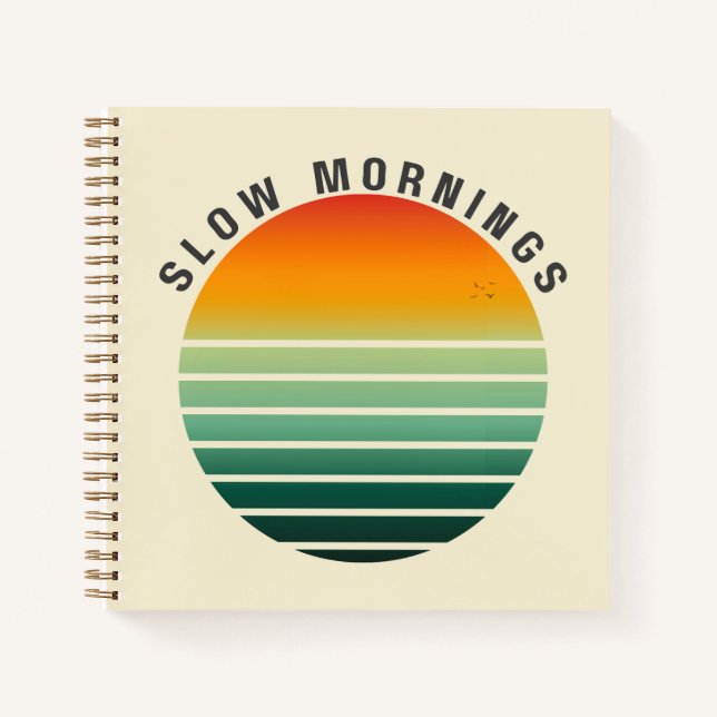 Journal Coucher de Soleil Rétro – Écriture Cosy de (Devant)