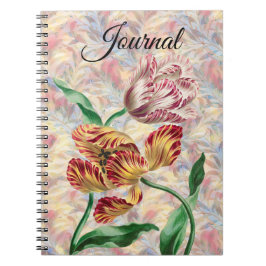 Journal d'art Tulip de style vintage