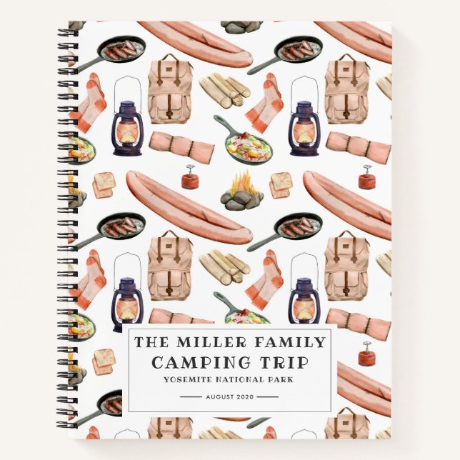 Journal de camping | Journal de voyage routier per (Devant)