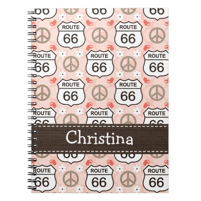 Journal de carnet de notes à spirale de voyage par (Devant)