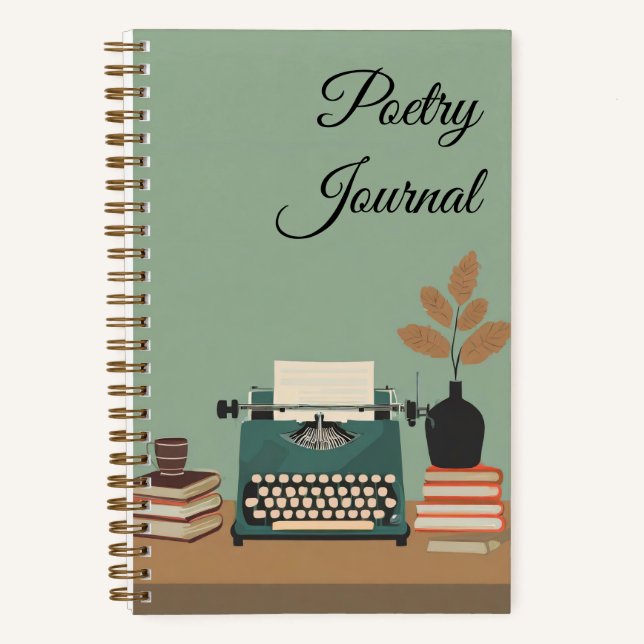 Journal de Carnet de poésie personnalisée (Recto)