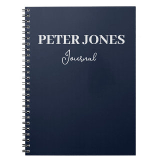 Journal de Carnet spiral personnalisé