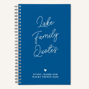 Journal de citations de famille drôles personnalis