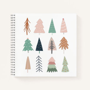Journal de collage des arbres de Noël