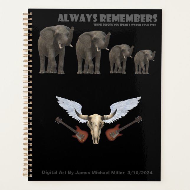 Journal de dates de James Michael Miller (Devant)