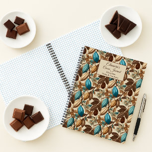 Journal de dégustation de cacao au chocolat à reli