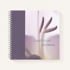 "Journal de Gratitude" Carnet spiral floral souple