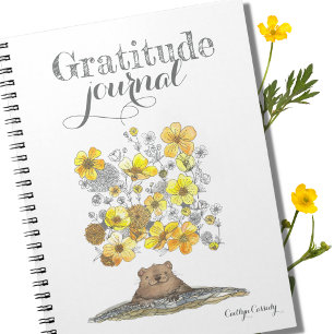 Journal de Gratitude Cute Nom des fleurs illustrée