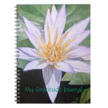 Journal de gratitude de beaux-arts de nénuphar