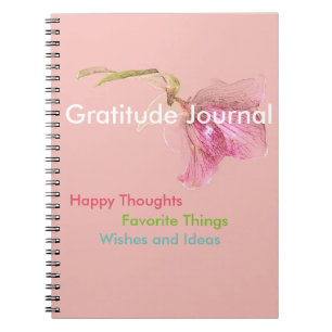 Journal de gratitude de carnet