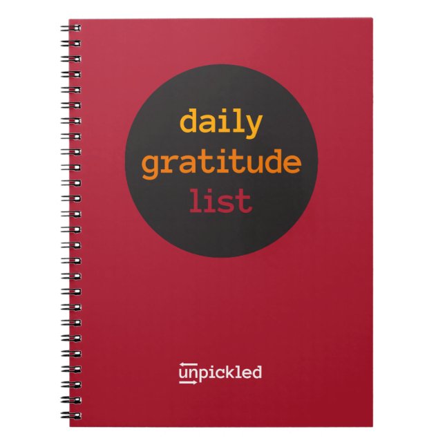 Journal de gratitude d'UnPickled (Devant)