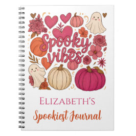 Journal de Halloween personnalisé Spooky Vibes