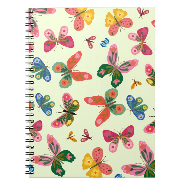 Journal de jardin papillon coloré (Devant)