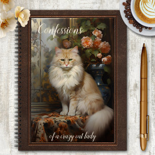 Journal de la dame du chat fou vintage