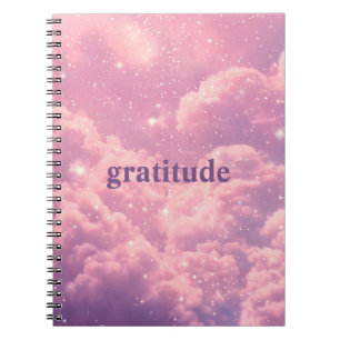 Journal de la Gratitude esthétique du nuage rose