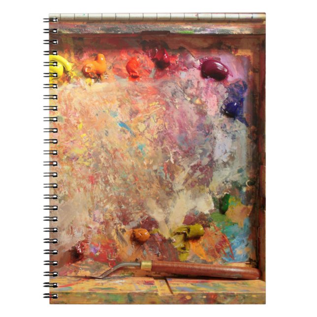 Journal de la palette de l'artiste de peinture (Devant)
