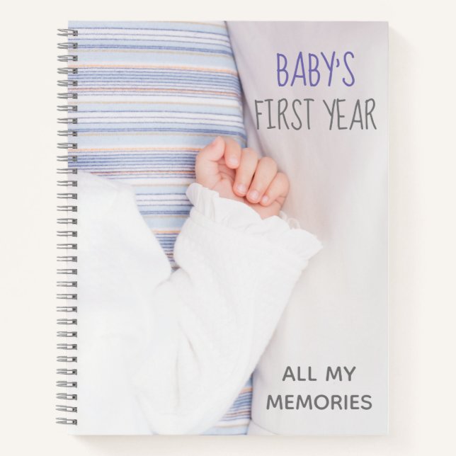 Journal de la première année de bébé chéri (Devant)