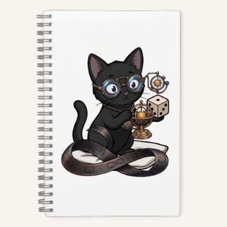 Journal de l'école de droit Lady Justice Black Cat