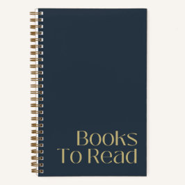Journal de lecture personnalisé "Livres à lire"