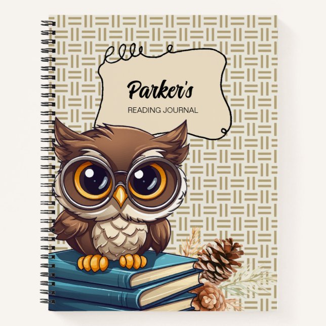 Journal de lecture personnel de Book Owl (Devant)