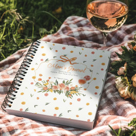 Journal de maman | Floral Citrus personnalisé