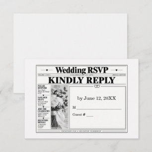 Journal de mariage RSVP