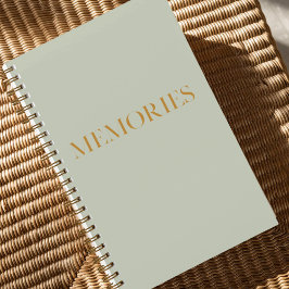 Journal de mémoire verte Sage "Memories"