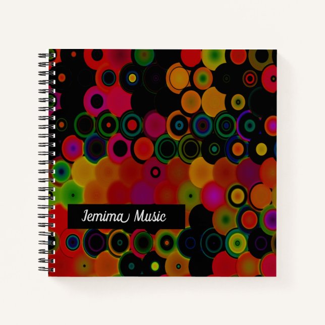Journal de musique personnalisé (Devant)