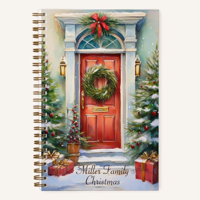 Journal de Noël familial personnalisé (Recto)