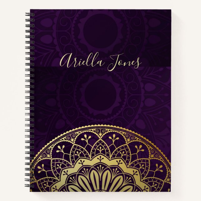 Journal de nom Mandala (Devant)