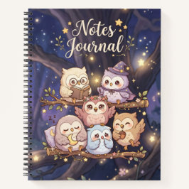 Journal de notes de hibou
