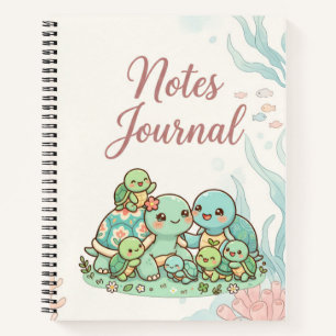 Journal de notes de la famille de tortues