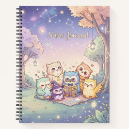 Journal de notes des amis de chouette mignons