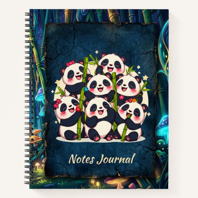 Journal de notes des amis du panda mignon (Devant)