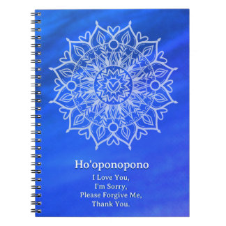 Journal de Pardon Ho'oponopono | Bleu Clair