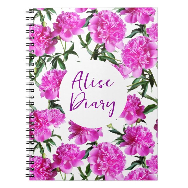Journal de pivoine. (Devant)