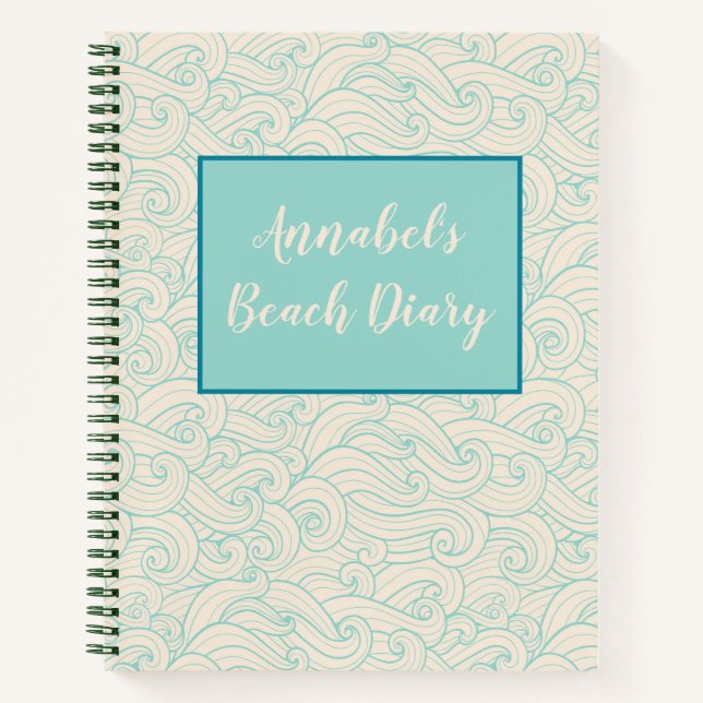 Journal de plage personnalisé (Devant)