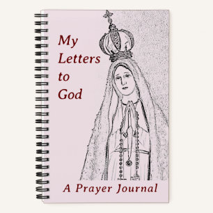 Journal de prière à spirale Notre-Dame de Fatima