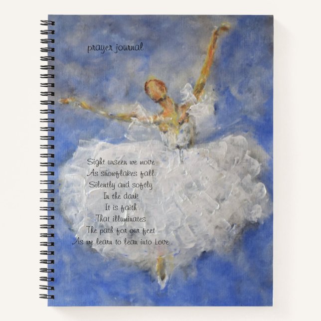 Journal de prière avec ballerina (Devant)