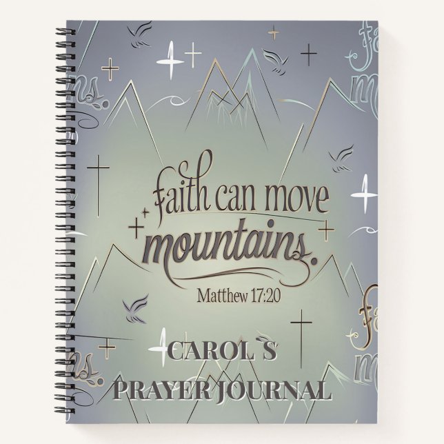 Journal de prière Carnet spiral (Devant)