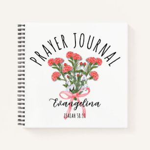 Journal de prière chrétien de la fleur du mois de