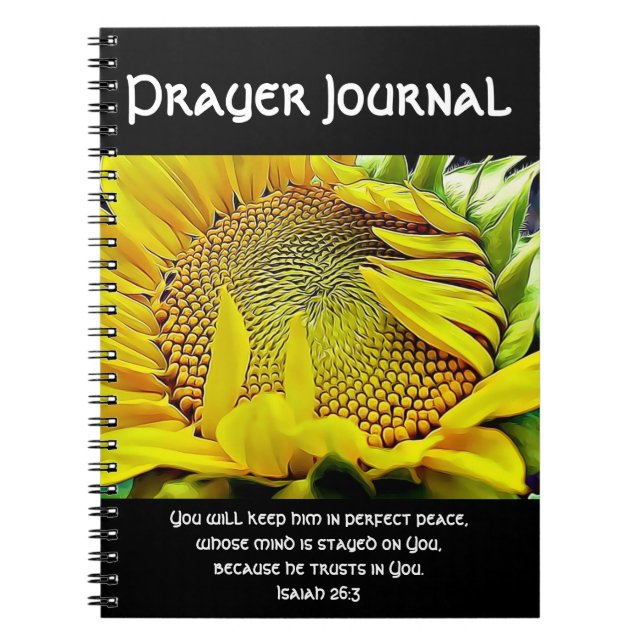 Journal de prière de tournesol (Devant)