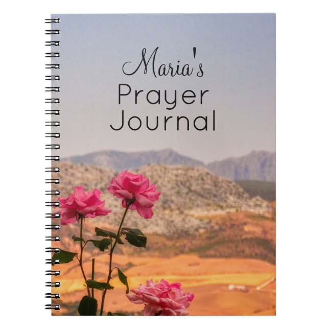 Journal de prière du Rose du désert (Devant)